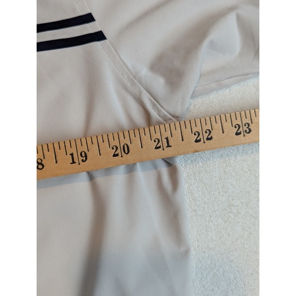 Foot Joy Polo Golf White Blue Short Sleeve Men's L Carter‎ Plantation Golf - Picture 6 of 8